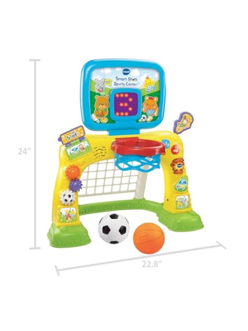 Smart Shots Sports Center (Frustration Free Packaging), Yellow - Picture 2 of 6